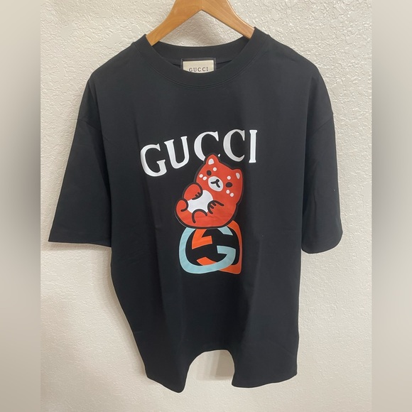 Gucci oversize black t-shirt - Picture 3 of 4